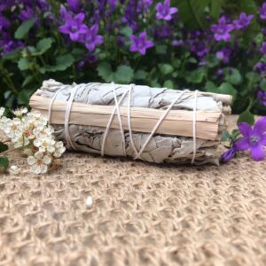 Pure White Sage with Sweet Grass