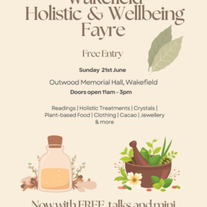Wakefield Holistic & Wellbeing Fayre June - Stall