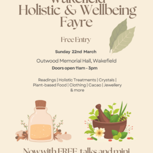 Wakefield Holistic & Wellbeing Fayre March - Stall