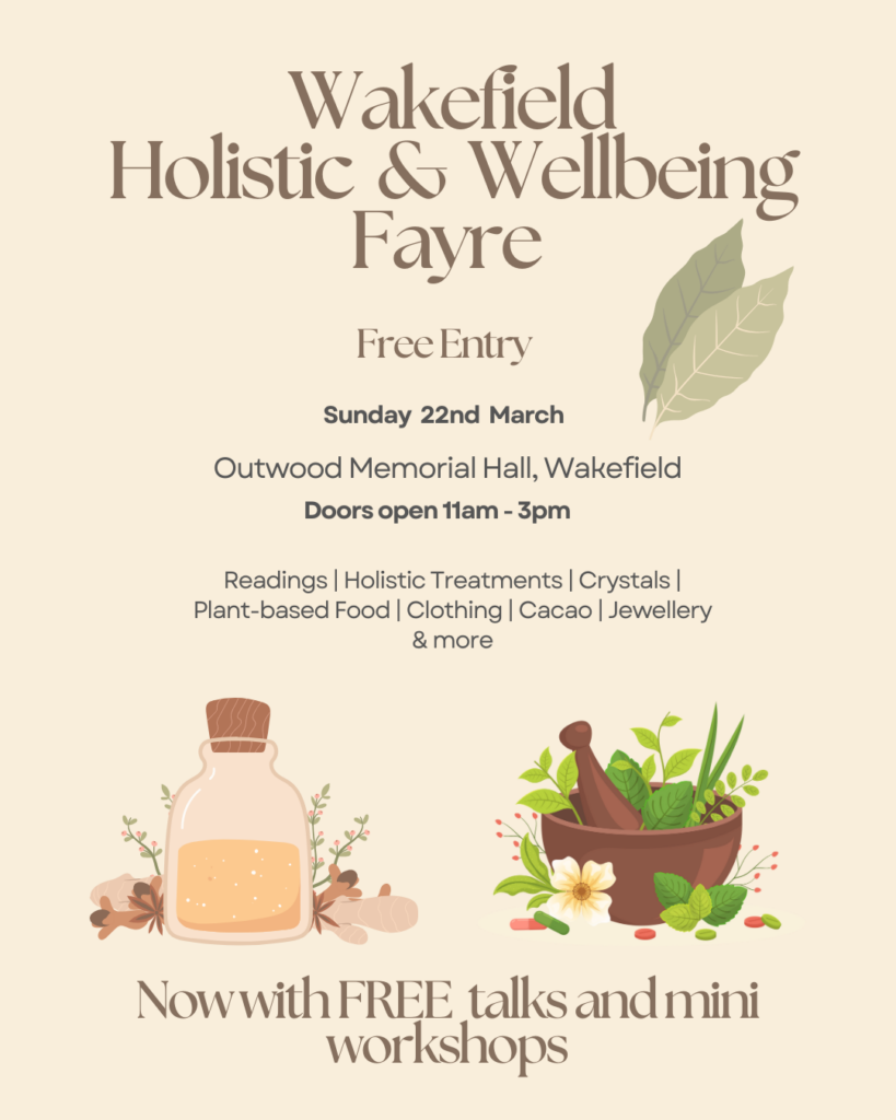 Wakefield Holistic & Wellbeing Fayre March - Stall