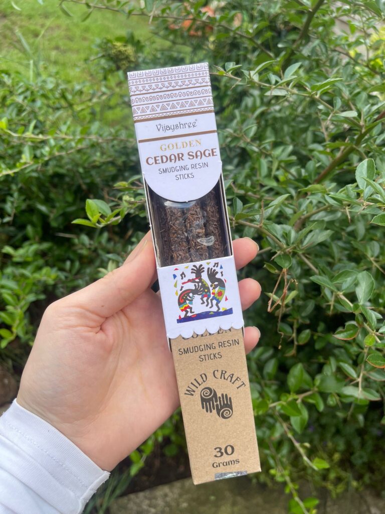 Vijayshree Cedar Sage  Smudging Resin Sticks