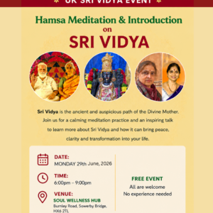 Free Hamsa Meditation & Introduction to Sri Vidya